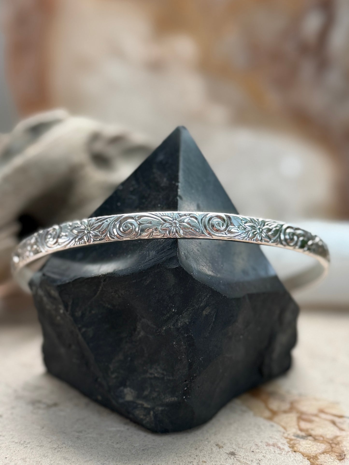 Wildstone Floral Bangle