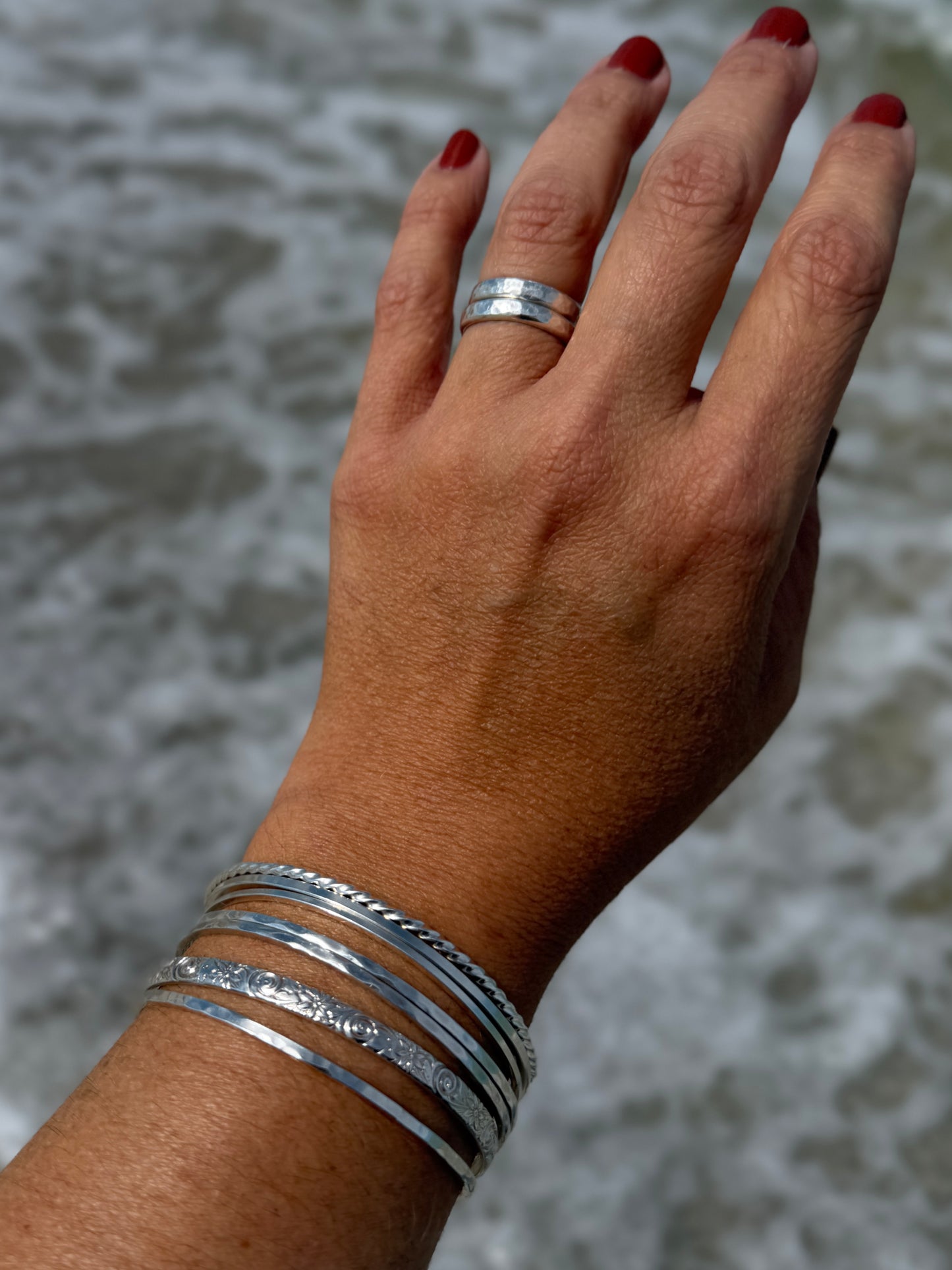 Wildstone Floral Bangle